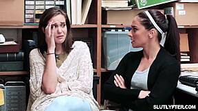 Prevention Officer Jack Slams Jade Valentine's Sweet Teen Muffin Doggystyle