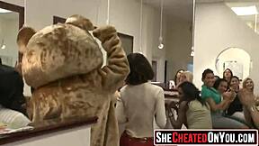 25 Party Whores Sucking Stripper Dick!