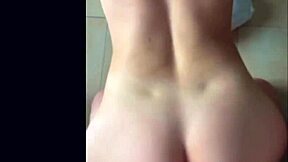 Last night, the neighbor downstairs got a wild creampie in POV.