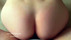 Last night, the neighbor downstairs got a wild creampie in POV.