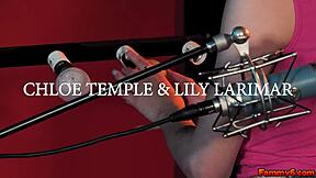 Teens Chloe And Lily Engage In Intense Lesbian Muff Diving