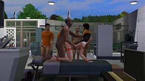 omg dr huxtable still got it, proving his skills with a young patient in hospital voyeur action! 😍