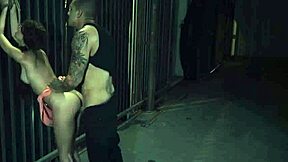 Cute girl with glasses attracts guys