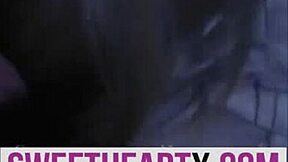 The MILF lesbian LICKS the young blonde teen's PUSSY passionately.