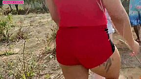 hey, we fucked outdoors, couldn't hold back, stripped my bikini, sat on my boyfriend's cock right in front of my friend who joined too?