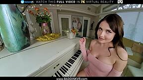 Adria Rae Bangs Piano Teacher!
