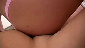 Petite 18+ slut in pov gives blowjob, teases with handjob, rips clothes while blowing bubble gum and sucking cock