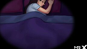 Summertimesaga episode 76 features teen cleansing through hardcore sex with milf mommy.