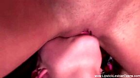 Teen Lesbians Stimulate Each Other's Asses!