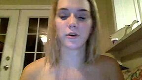 Young girl with HAIRY PUSSY MASTURBATES alone