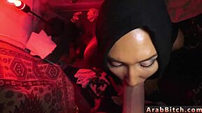 Muslim girl craves white cock!