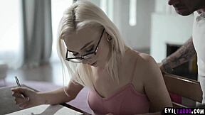 One teacher and his willing learner are ready to give you a lesson you will definitely find hard to breathe over