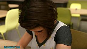 i'm watching this amateur anal scene with a petite teen and hot milf.