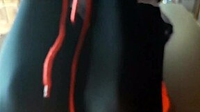 Laura's all tied up and hooded in high heels and pantyhose for a sexy bondage compilation