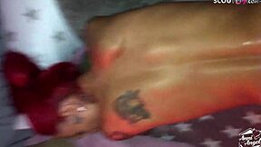 Monster cock fucks young German teen!