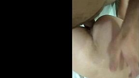 tiny teen sits on huge cock 😍