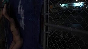 blonde anya gets bound and roughly fucked in outdoor public group scene