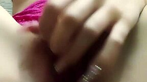 big tits teen fingering herself