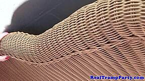 i'm loving this real partying teen 18+s outdoor bj so much