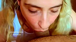 She says, 'Green-eyed stepsister gives incredible blowjob.'