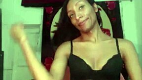 Ebony trans woman performs oral on her partner