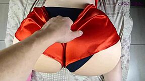 young girl with big white ass loves fucking her big tight pussy