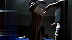 I pulled my cute asian friend from the party and rode his cock cowgirl in my bed