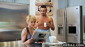 stepdad, what are you doing walking in on me masturbating?