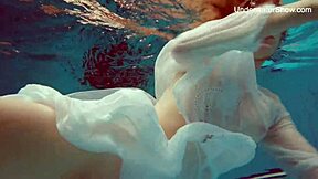 look at diana's big ass and tits underwater