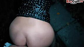 Skinny german blonde picks up for sex