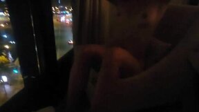 indian teen masturbates publicly by hotel window