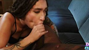 Slim ebony teen gets fucked hard 😈