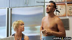 stepdad, what are you doing walking in on me masturbating?