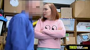 Pay with your pussy, hot shoplifter teen.