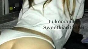 latina teen rides wet cock in amateur scene