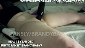 Watch This Virgin 18-Year-Old Cum Hard With Her Vibrator!