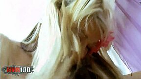 Blonde Spanish pornstar Sonia fucks on bed with Jorge Fernandez