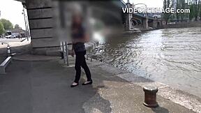 Big Tits Brunette's First Porn Casting Interview