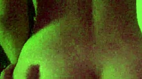 Horny Bitch Rides Cock in Dark Homemade Night Scene