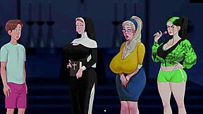 Complete Gameplay - Sex Note Part 10 with Milf Orgy Action and Big Tits