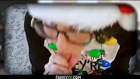 Hey, join Kay Lovely and Nikki Zee for a wild step family holiday foursome!