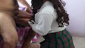 video amateur de estudiante y profesor mexicanos despues de la escuela