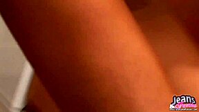 I'm just a petite tomboy rocking tight jeans! 👖