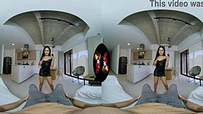 tiny latina petite body gets fucked in vr