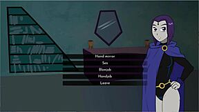 In 18Titans episode 30, the hero enjoys sex with a harem of ravens in anime style.