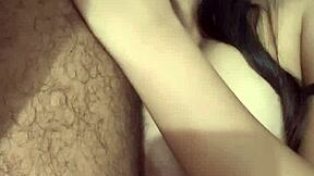 latina sister-in-law giving a rich blowjob, unfaithful with big ass 😏