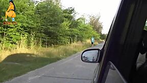 Argentinian teen walks alone, I pick her up for sex on the road 😏