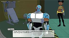 In 18Titans episode 30, the hero enjoys sex with a harem of ravens in anime style.