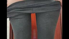 Wow, I got so horny at the restaurant, sent this vid to my boyfriend's friend!