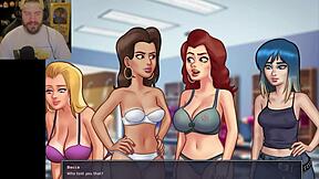 Frustrated by New School Policy in Summertime Saga